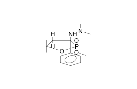 2ALPHA-OXO-2BETA-METHOXY-3ALPHA-DIMETHYLHYDRAZINO-3BETA-PHENYL-5,5-DIMETHYL-1,2-OXAPHOSPHOLANE