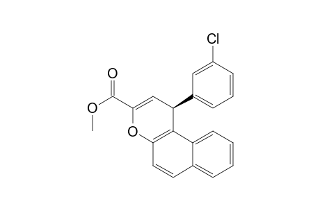 (S)-Methyl 1-(3-chlorophenyl)-1H-benzo[f]chromene-3-carboxylate