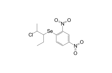 (2RS, 3RS)-2-Chlor-3-(2,4-dinitrophenylseleno)-pentan