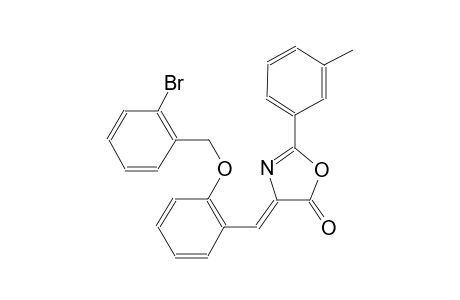 (4Z)-4-{2-[(2-bromobenzyl)oxy]benzylidene}-2-(3-methylphenyl)-1,3-oxazol-5(4H)-one
