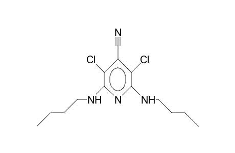 2,6-Bis(butylamino)-4-cyano-3,5-dichloro-pyridine