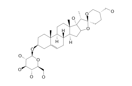 (25S)-SPIROST-5-EN-3-BETA,17-ALPHA,27-TRIOL-3-O-BETA-D-GALACTOPYRANOSIDE