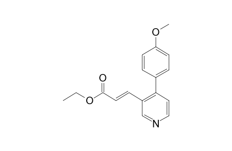 (E)-3-[4-(4-methoxyphenyl)-3-pyridyl]acrylic acid ethyl ester