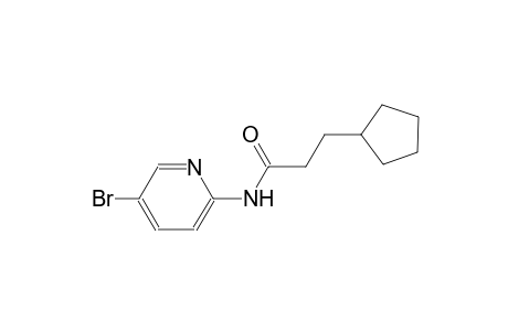 N-(5-Bromo-pyridin-2-yl)-3-cyclopentyl-propionamide