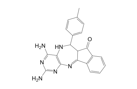 7,9-Diamino-11-p-tolyl-11,11a-dihydro-10H-5,6,8,10-tetraaza-dibenzo[a,g]azulen-12-one