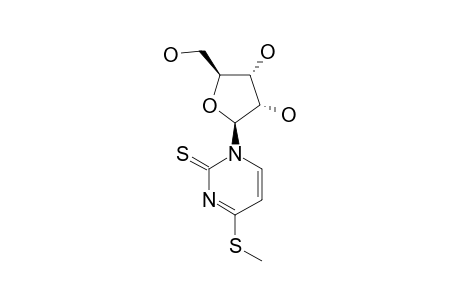 4-METHYLSULFANYL-1-(2,3,5-TRIHYDROXY-BETA-D-RIBOFURANOSYL)-PYRIMIDINE-2(1H)-THIONE