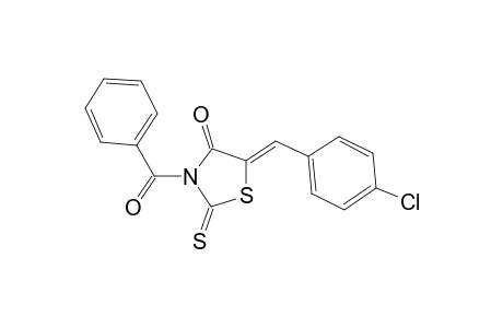 (5Z)-3-Benzoyl-5-(4-chlorobenzylidene)-2-thioxo-1,3-thiazolidin-4-one