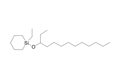 1-Ethyl-1-[(1-ethylundecyl)oxy]silinane