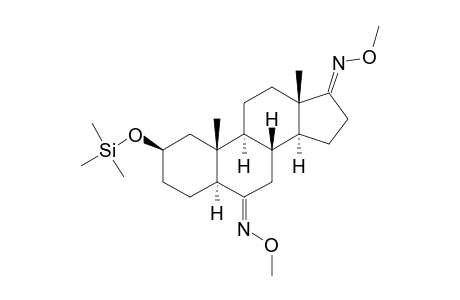 2.BETA.-[(TRIMETHYLSILYL)OXY]-5.ALPHA.-ANDROSTAN-6,17-DIONE(6,17-DI-O-METHYLOXIME)