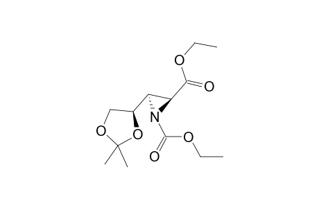 (2S,3R)-1,2-Bis(ethoxycarbonyl)-3-[(4R)-2,2-dimethyl-1,3-dioxolan-4-yl)]aziridine