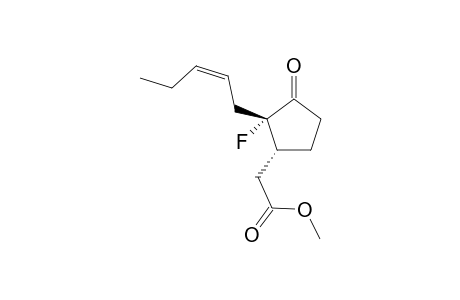 METHYL-{2-FLUORO-3-OXO-2-[(Z)-PENT-2-ENYL]-CYCLOPENTYL}-ACETATE