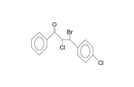 erythro-3-Bromo-2-chloro-3-(4-chloro-phenyl)-propiophenone