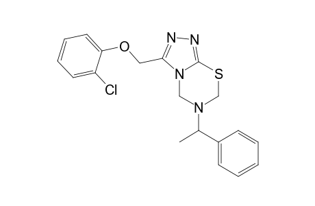 3-(2-Chloro-phenoxymethyl)-5-(1-phenyl-ethyl)-5,6-dihydro-4H-7-thia-1,2,3a,5-tetraaza-indene