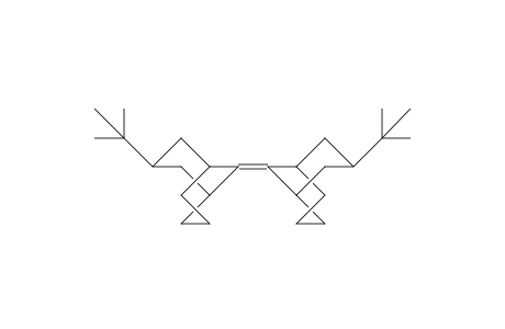 3,3'-exo, exo-Di-tert-butyl-syn-bis(bicyclo(3.3.1)non-9-ylidene)