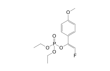 Diethyl (Z)-2-fluoro-1-(4-methoxyphenyl)vinyl phosphate