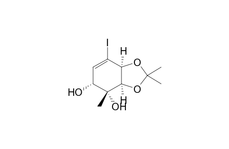 (3aR,4R,5R,7aS)-7-Iodo-2,2,4-trimethyl-3a,4,5,7a-tetrahydro-1,3-benzodioxole-4,5-diol