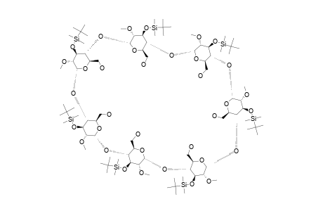 HEPTAKIS-(2-O-METHYL-3-O-TERT.-BUTYLDIMETHYLSILYL)-CYCLOMALTOHEPTAOSE