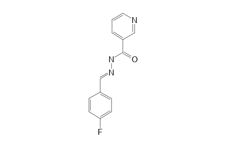 N'-(4-FLUOROBENZYLIDENE)-NICOTINO-HYDRAZIDE