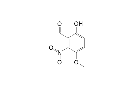 6-Hydroxy-3-methoxy-2-nitrobenzaldehyde