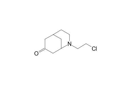 2-Azabicyclo[3.3.1]nonan-7-one, 2-(2-chloroethyl)-