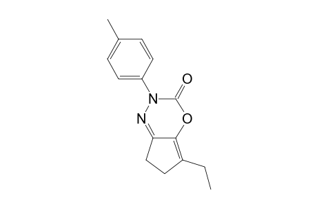 5-Ethyl-2-(4-methylphenyl)-3-oxo-6,7-dihydrocyclopent[e][1,3,4]oxadiazine