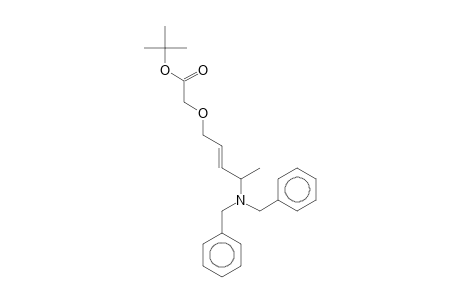 3-Oxa-5-(E)-octenoic acid, (7S)-(dibenzylamino)-, t-butyl ester
