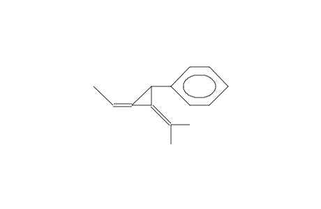 1-Isopropylidene-2-(E)-ethylidene-3-phenyl-cyclopropane