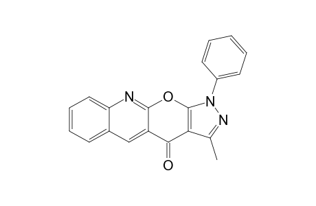 3-Methyl-1-phenylpyrazolo[4',3':5,6]pyrano[2,3-b]quinolin-4(1H)-one