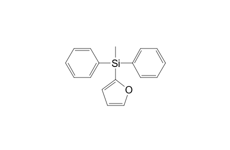 2-(Methyldiphenylsilyl)furan