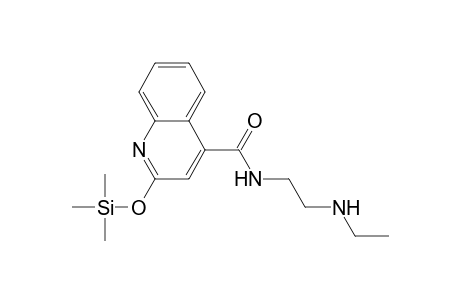 2-Trimethylsilyloxy-n-(2-(ethylamino)ethyl)-4-quinolinecarboxamide