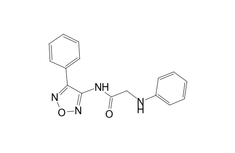 2-Anilino-N-(4-phenyl-1,2,5-oxadiazol-3-yl)acetamide