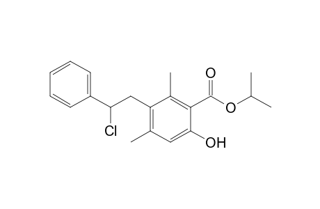 Isopropyl 5-(2-Chloro-2-phenylethyl)-4,6-dimethylsalicylate