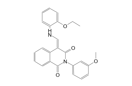 1,3(2H,4H)-isoquinolinedione, 4-[[(2-ethoxyphenyl)amino]methylene]-2-(3-methoxyphenyl)-, (4E)-