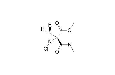 N-CHLORO-2-METHOXYCARBONYL-2-METHYLCARBAMOYLAZIRIDINE