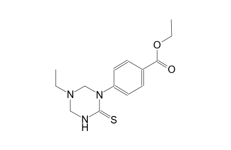 ethyl 4-(5-ethyl-2-thioxotetrahydro-1,3,5-triazin-1(2H)-yl)benzoate