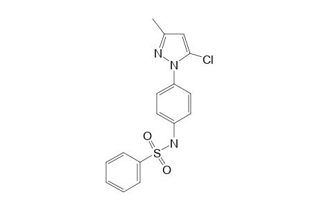 N-[4-(5-CHLORO-3-METHYL-1H-PYRAZOL-1-YL)-PHENYL]-BENZENE-SULFON-AMIDE