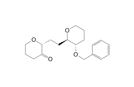 (2R)-2-[2-[(2R,3S)-3-benzoxytetrahydropyran-2-yl]ethyl]tetrahydropyran-3-one