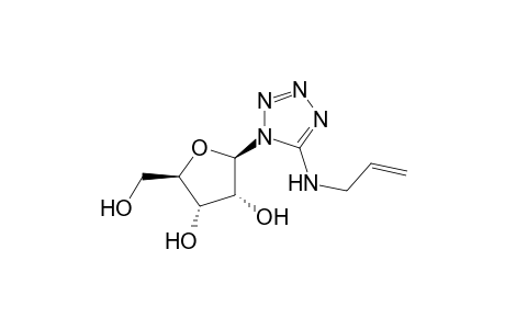 1H-Tetrazol-5-amine, N-2-propenyl-1-.beta.-D-ribofuranosyl-