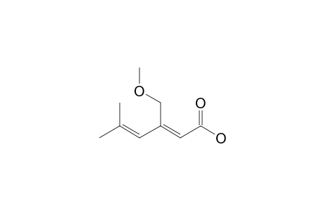 (Z)-3-Methoxymethyl-5-methylhex-2,4-dienoic acid