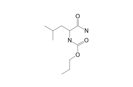 dl-Leucinamide, N-(N-propyloxycarbonyl)-