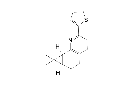 (6aR,7aS)-5,6,6a,7a-Tetrahydro-7,7-dimethyl-2-(2'-thienyl)cyclopropa[h]quinoline