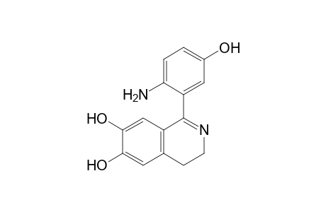 6,7-Dihydroxy-1-(2-amino-5-hydroxyphenyl)-3,4-dihydroisoquinoline Dihydrobromide