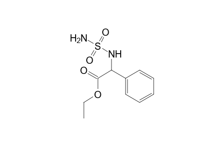 Benzeneacetic acid, .alpha.-[(aminosulfonyl)amino]-, ethyl ester, (.+-.)-