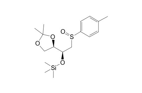 [(1R)-1-[(4R)-2,2-dimethyl-1,3-dioxolan-4-yl]-2-(4-methylphenyl)sulfinyl-ethoxy]-trimethyl-silane
