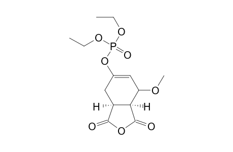 Phosphoric acid, diethyl 1,3,3a,4,7,7a-hexahydro-7-methoxy-1,3-dioxo-5-isobenzofuranyl ester