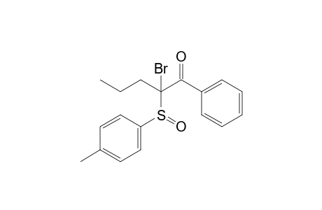 2-Bromo-1-phenyl-2-(p-tolylsulfinyl)-1-pentanone