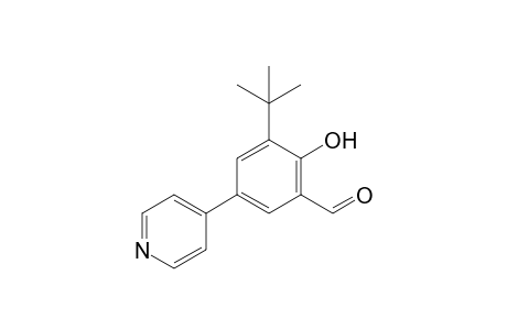 2-t-Butyl-6-formyl-4-(pyrid-4-yl)phenol