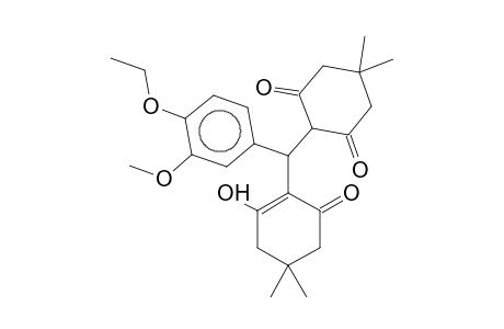 1,3-Cyclohexanedione, 2-[(4-ethoxy-3-methoxyphenyl)(2-hydroxy-4,4-dimethyl-6-oxo-1-cyclohexen-1-yl)methyl]-5,5-dimethyl-