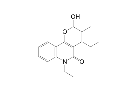 4,6-Diethyl-2-hydroxy-3-methyl-3,4-dihydro-2H-pyrano[3,2-c]quinolin-5-one