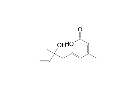2,4,8-Nonatrienoic acid, 7-hydroxy-3,7-dimethyl-, (Z,E)-